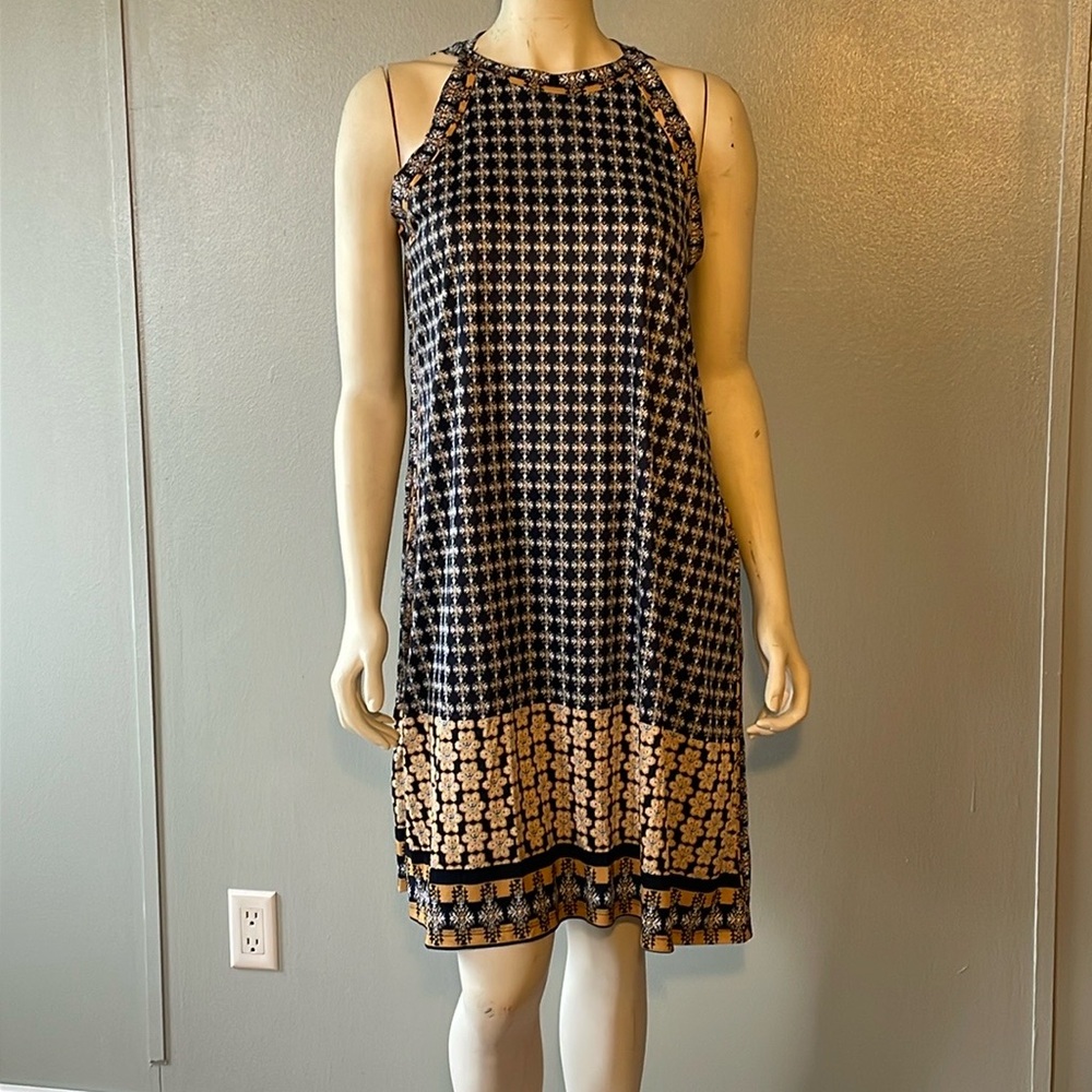 Suzanne Betro, sleeveless, loose dress. Size L